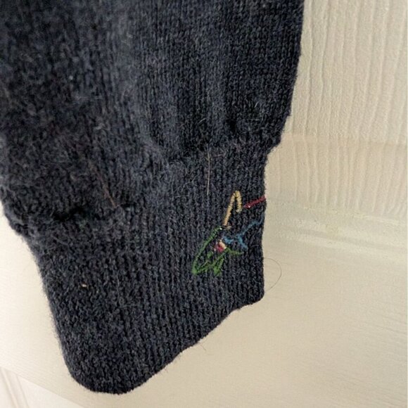 Greg Norman Merino Wool Sweater Mens Size XL Gray Knit Long Sleeve Crew Neck - Picture 5 of 11